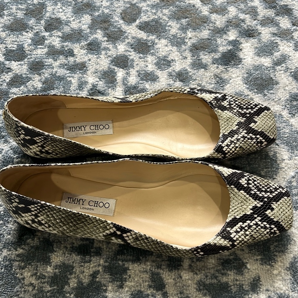 Slightly worm Jimmy Choo flats